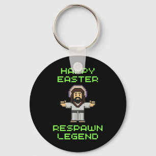 Grappig Pasen Videogame Jezus - Respawn Legend - V Sleutelhanger