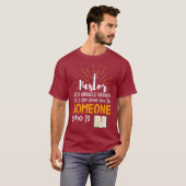 Grappig Pastor Cadeau Niet Een Wonderdoener T-shirt (Voorkant volledig)