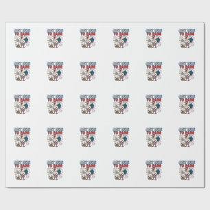 Grappig Patriotische Haan Vuurwerk Bier Shirt Ontw Cadeaupapier
