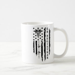 Grappig Patriottisch Er Registrar Nurse Gift USA V Koffiemok