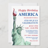 Grappig patriottisch feest van 4 juli kaart (Voorkant)