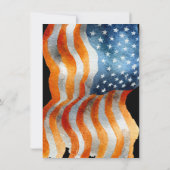 Grappig Patriottisch Trump Halloween-feest Kaart (Achterkant)