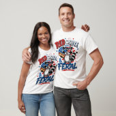 Grappig Patriottisch Wasbeer Grafisch T-shirt (Unisex)