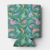 Grappig patroon dino comic dinosaurus blikjeskoeler (Achterkant)