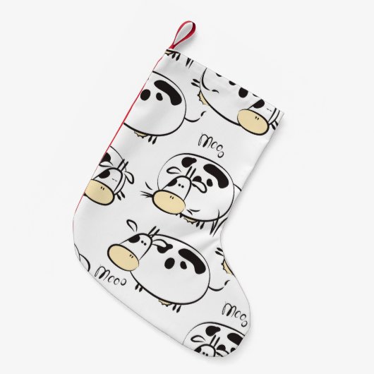Grappig patroon met kinderlijke dieren.  clip- kleine kerstsok (Voorkant (Hangend))
