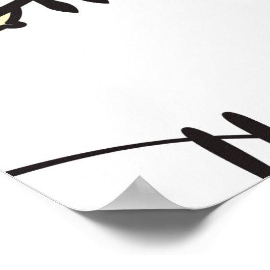 Grappig patroon met kinderlijke dieren.  clip- poster (Hoek)