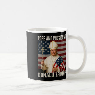Grappig Paus Trump en President Donald Trump Koffiemok