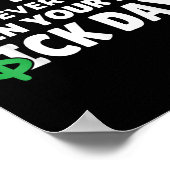 Grappig Payroll ziet alles Payroll Specialist M Poster (Hoek)