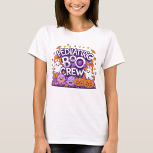 Grappig Pediatric Boo Crew T-shirt Spooky Nurse Gh