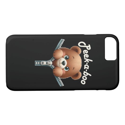 Grappig - Peekabo - Beer Case-Mate iPhone Case (Achterkant (Horizontaal))