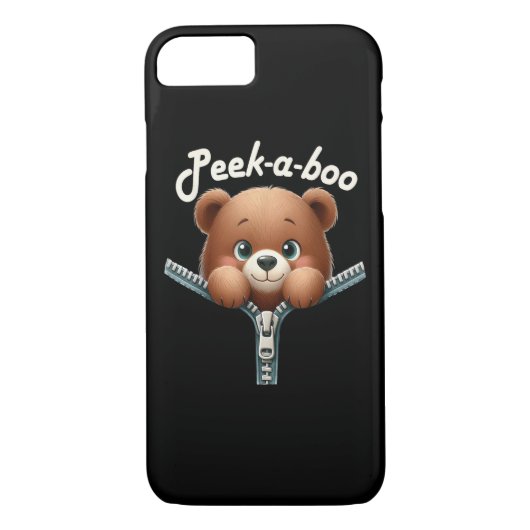 Grappig - Peekabo - Beer Case-Mate iPhone Case (Achterkant)