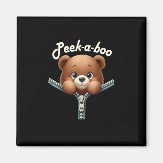 Grappig - Peekabo - Beer Magneet