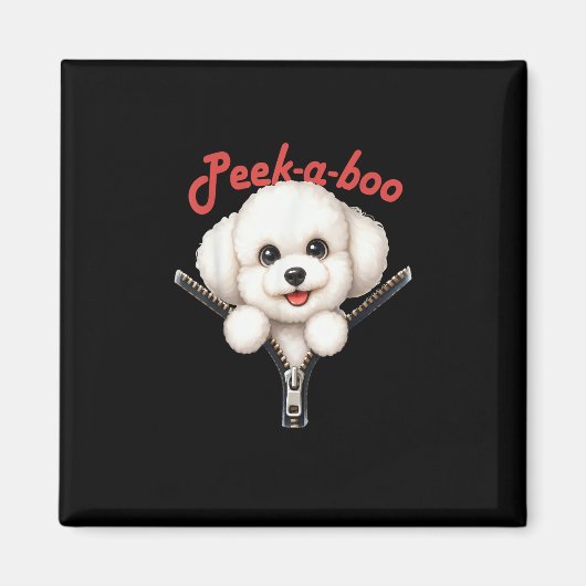 Grappig - Peekaboo Halloween Magneet (Voorkant)