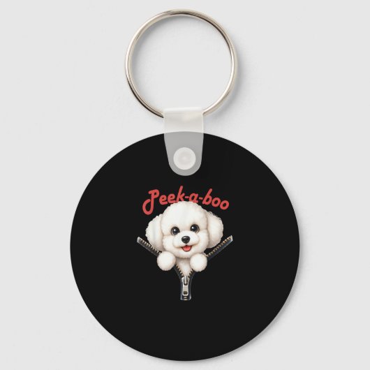 Grappig - Peekaboo Halloween Sleutelhanger (Voorkant)
