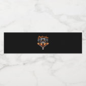 Grappig - Peekaboo Waterfles Etiket (Enkel label)