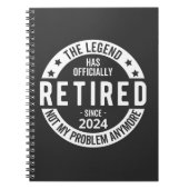 Grappig pensioen 2024 notitieboek (Voorkant)