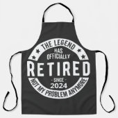 Grappig pensioen 2024 schort (Voorkant)