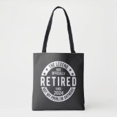 Grappig pensioen 2024 tote bag (Voorkant)