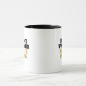 Grappig pensioen cadeau voor collega baas mok (Midden)