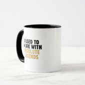 Grappig pensioen cadeau voor collega baas mok (Voorkant links)