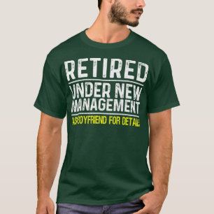 Grappig Pensioen Design Mannen Man Gepensioneerde T-shirt
