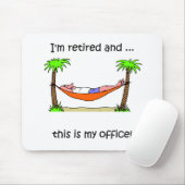 Grappig pensioen humor muismat (Met muis)