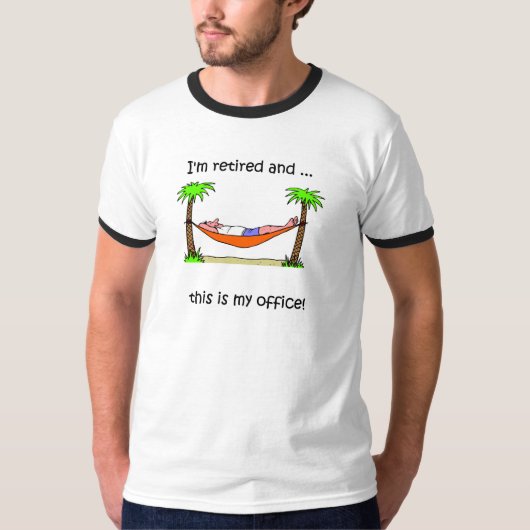 Grappig pensioen humor t-shirt (Voorkant)