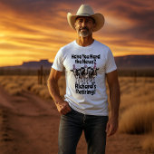 Grappig pensioen Koe thema heb je gehoord T-shirt