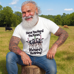 Grappig Pensioen Koe Thema Heb Je Koeien Gezien T-shirt