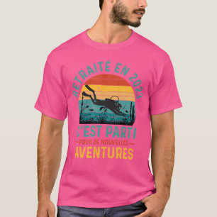 Grappig Pensioen Man Duiken Humor T-shirt