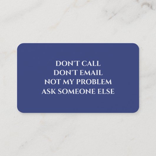 Grappig pensioen met pensioen visitekaartje (Achterkant)