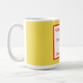 Grappig pensioen Mok. Koffiemok (Links)