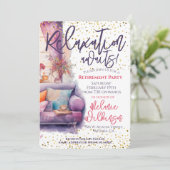 Grappig pensioen ontspanning wacht feest kaart (Staand voorkant)