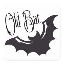 Grappig pensioen oude vleermuis