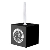 Grappig pensioen, pensioenplan 2024 decoratie (Achter hoekig)