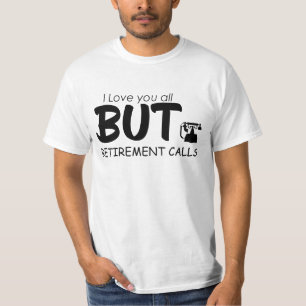 Grappig Pensioen Spreuk Kantoor Afscheid Humor T-S T-shirt