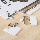 Grappig pensioen vandaag niet legpuzzel (Zijkant)