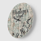 Grappig pensioen, wat ik ook ben grote klok (Hoek)