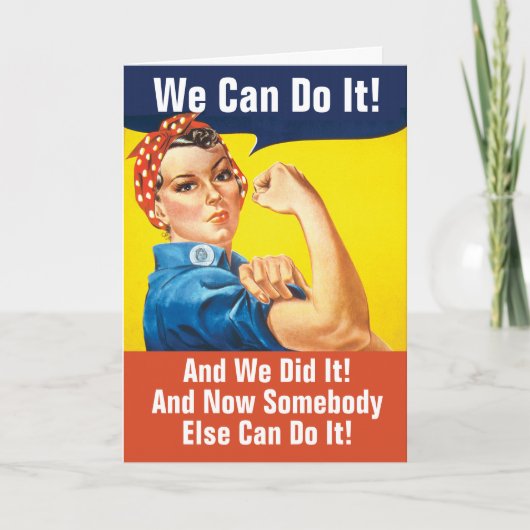 Grappig pensioen, we kunnen het en we hebben Kaart (Voorkant)