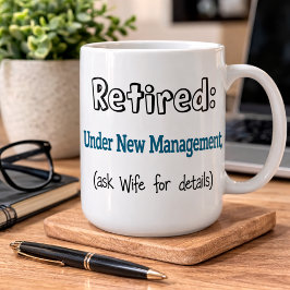 Grappig Pensioencadeau Onder Nieuwe Leiding Koffiemok