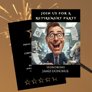Grappig Pensioenfeest voor Collega's   Kaart