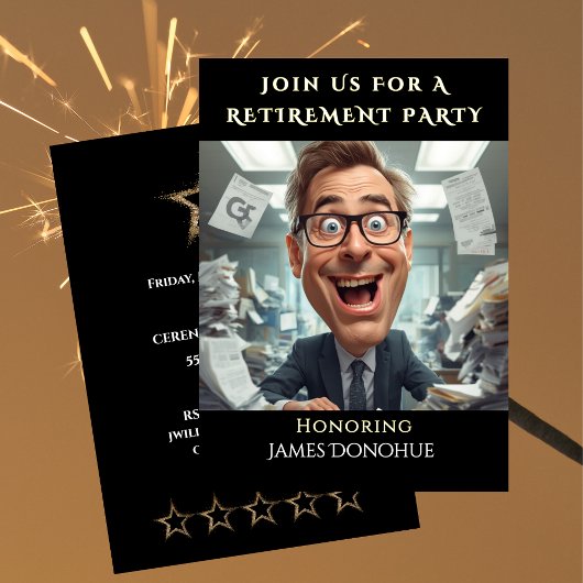Grappig Pensioenfeest voor Collega's   Kaart