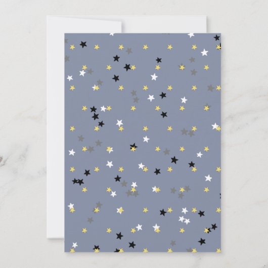 Grappig Pensioenfeest - Ze is een ster! Kaart (Achterkant)