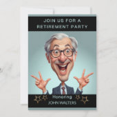 Grappig Pensioenfeestje Kaart (Voorkant)