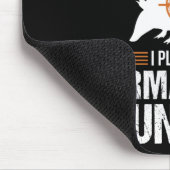 Grappig pensioenplan Armadillo Possum Hunting Hun Muismat (Hoek)