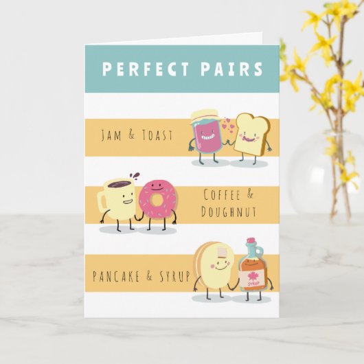 GRAPPIG PERFECT PAIR JUBILEUM KAART (Gele Bloem)