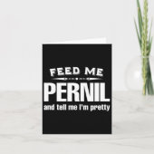 Grappig Pernil Lover Meat Kaart (Voorkant)