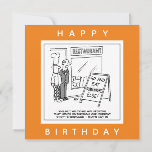 Grappig personeelstekort in de horeca kaart