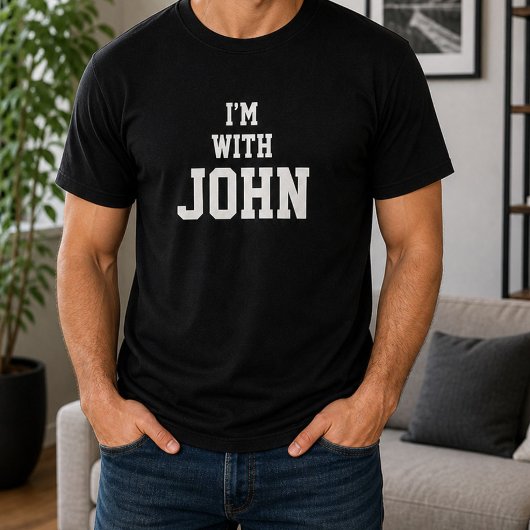 Grappig Persoonlijk Aangepast Ben Met John Verjaar T-shirt