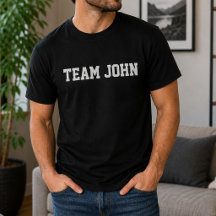 Grappig Persoonlijk Aangepast Team John Verjaardag
